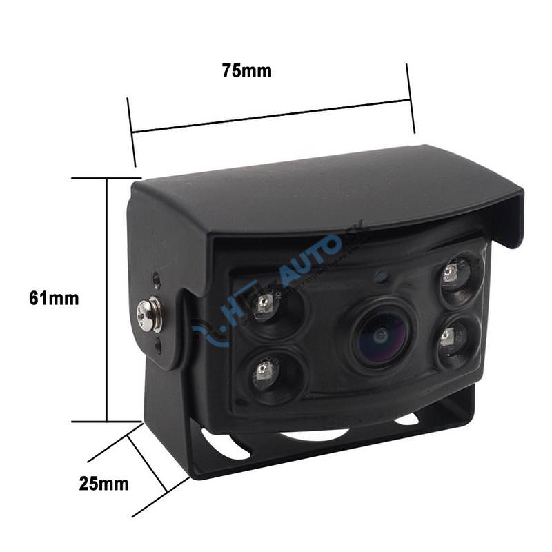 AHD 960P kamera 4PIN CCD s IR, vonkajšia