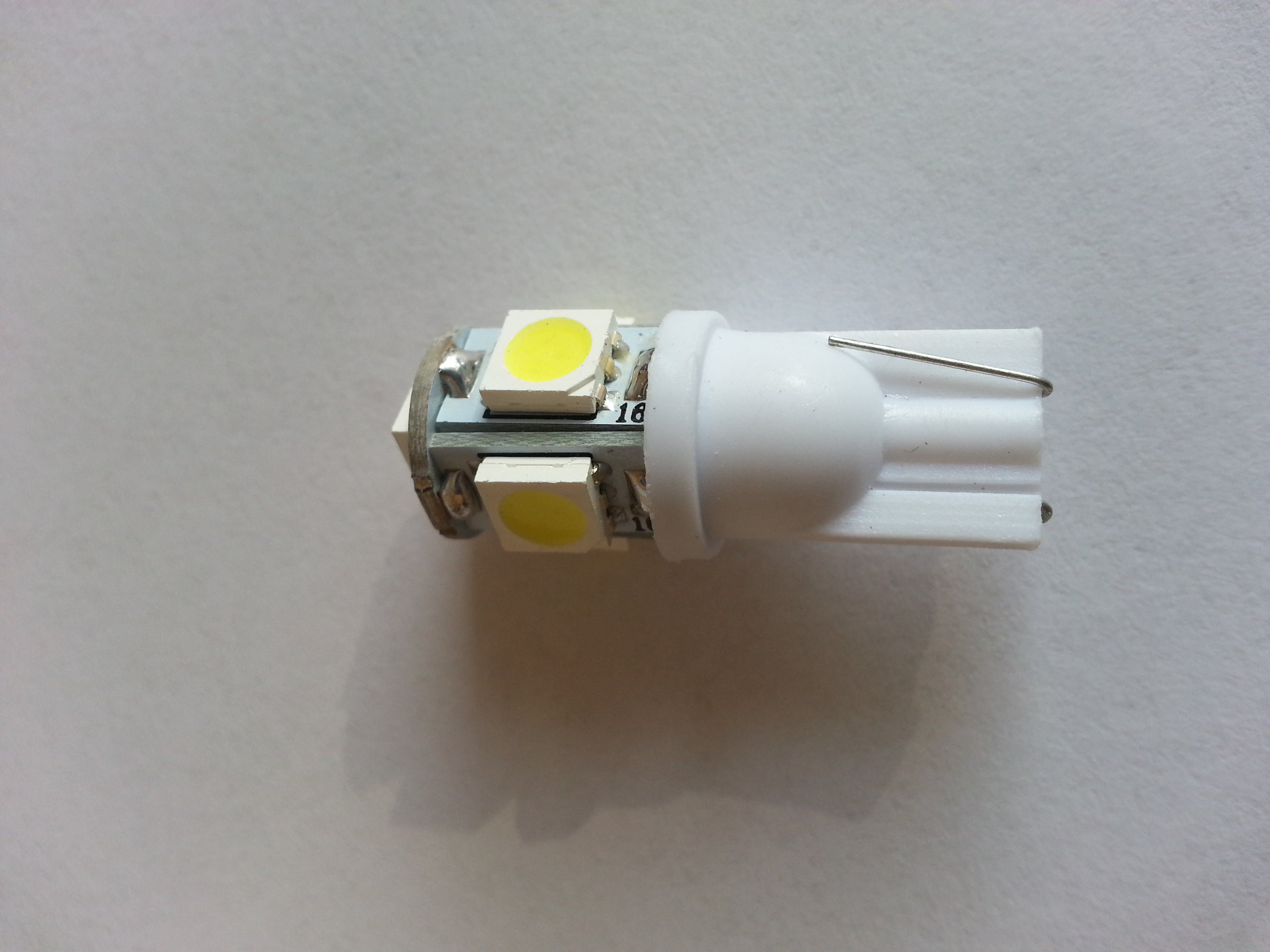 Autožiarovka T10, 5xled, biela, 5050 SMD