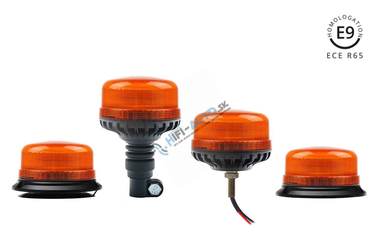 Výstražný maják pevný W03B 3 skrutky R65 R10 36LED 12 / 24V IP56