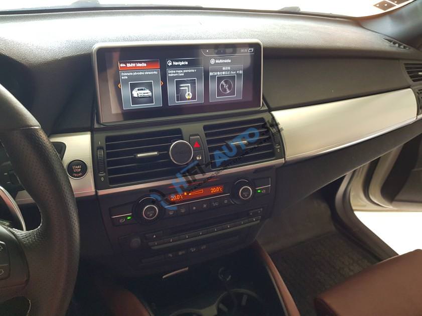ANDROID 15 BMW X5/X6 autorádio AKCIA CIC, 8G+128, 12,3" displej