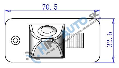 Cúvacia kamera AUDI - verzia 1