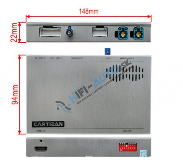 Modul Apple CarPlay / Android Auto BMW s navigáciou NBT-EVO ID5, ID6