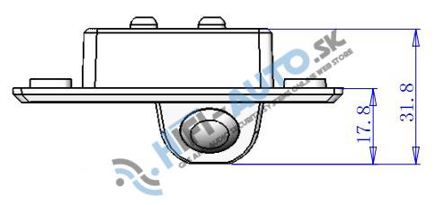 Cúvacia kamera VW Touareg, T5