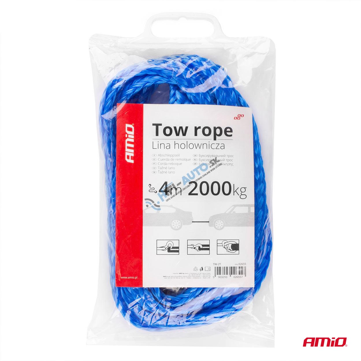 Ťažné lano 4m 2000kg TW-2T