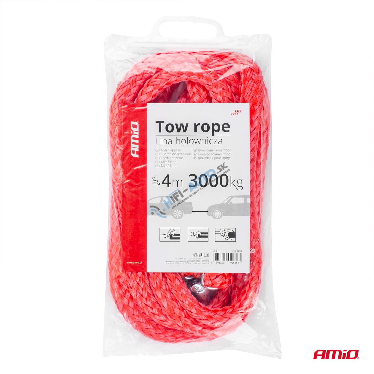 Ťažné lano 4m 3000kg TW-3T