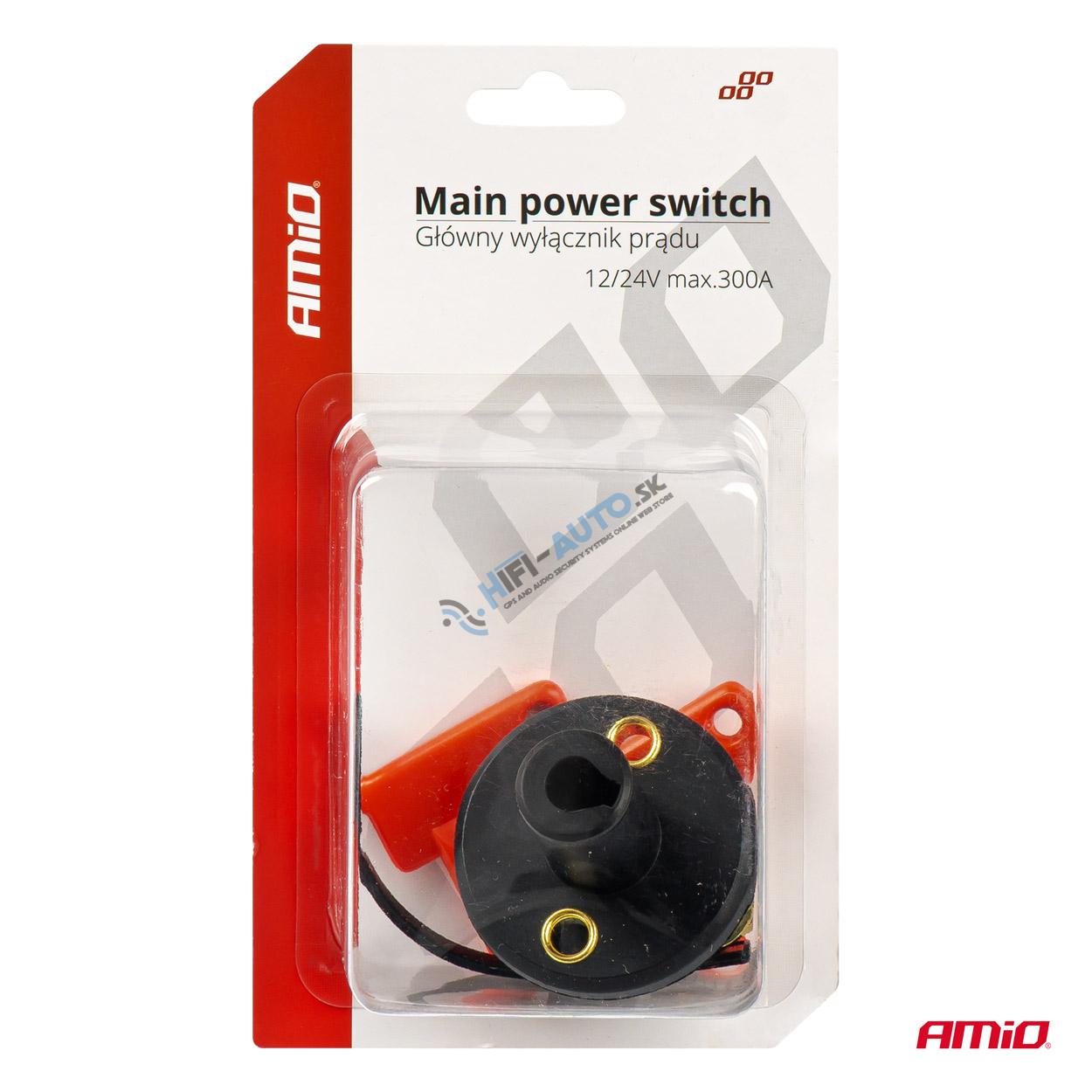 Hlavný vypínač autobatérie hebel 12/24V