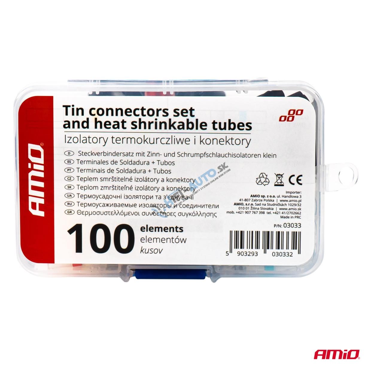 Teplom zmrštiteľné izolátory a konektory