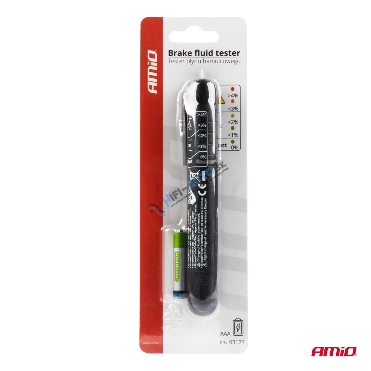 Tester brzdovej kvapaliny