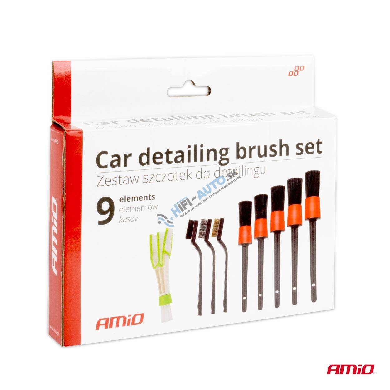 Sada detailingových štetcov stredná 8ks