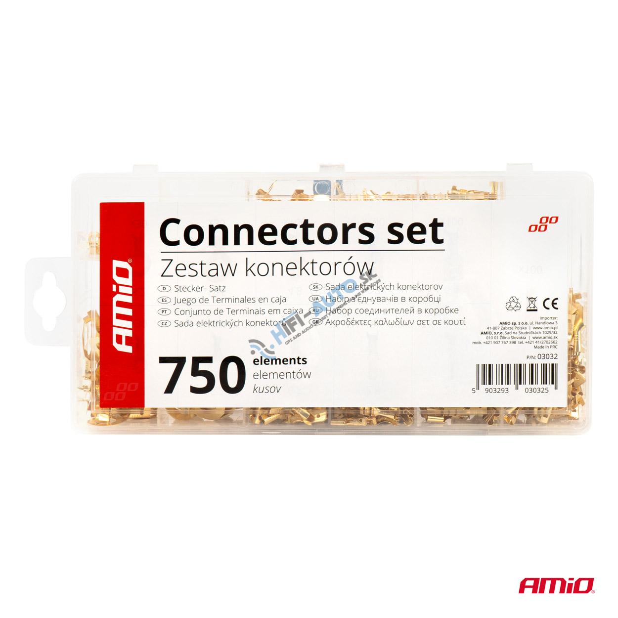 Sada elektrických konektorov