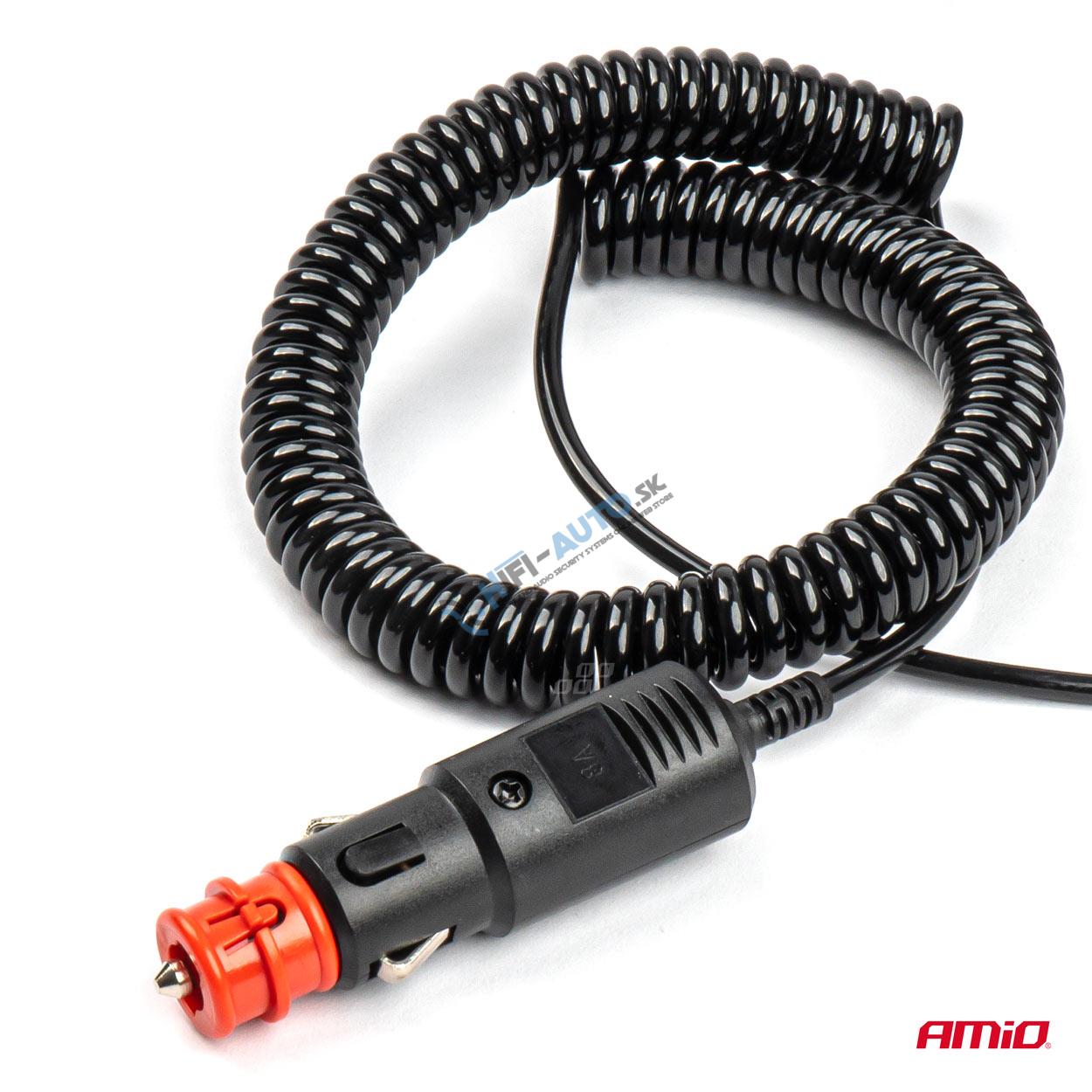 Výstražný maják W25m Magnet / 3 skrutky R65 R10 24LED 12/24V IP66