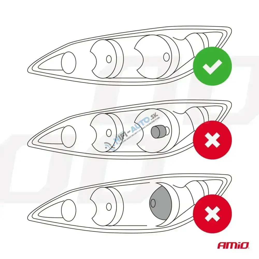 LED prestavbová sada H4 PL Lens séria 