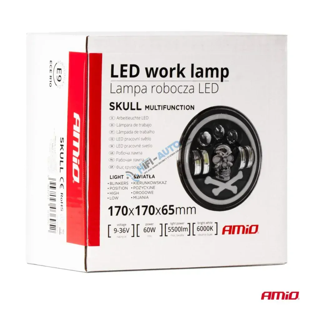 Pracovné LED svetlo Multifunction 9-36V, 60W