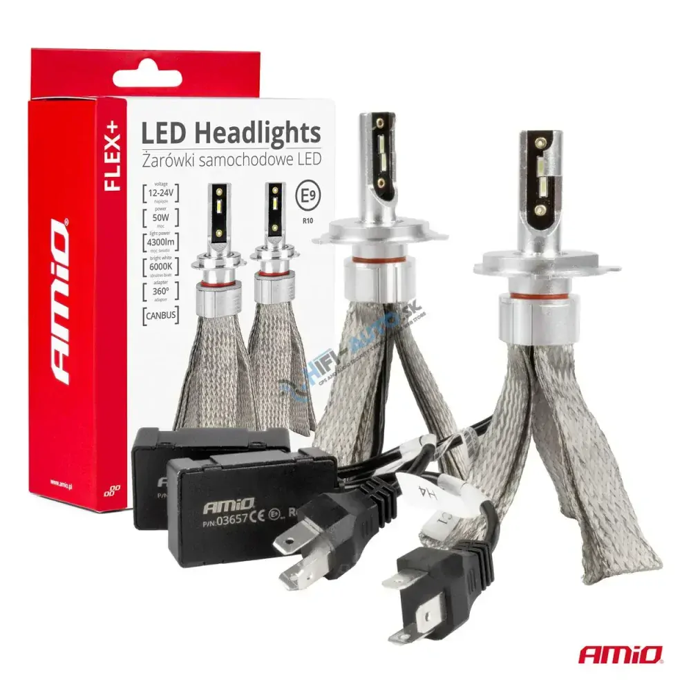 LED prestavbová sada FLEX+ H4 canbus 6000K 12V 24V