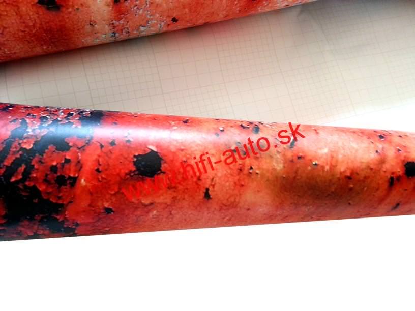 Hrdzavá fólia (air free bubbles)