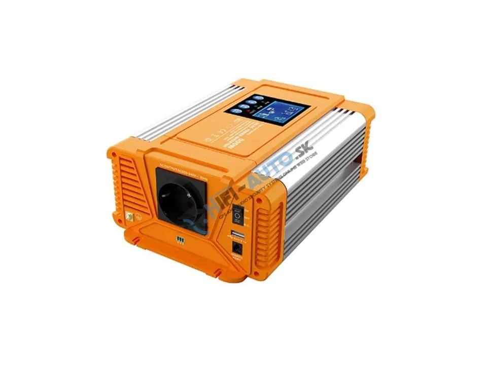 Sínusový menič napätia z 12/230V, 500W/displej