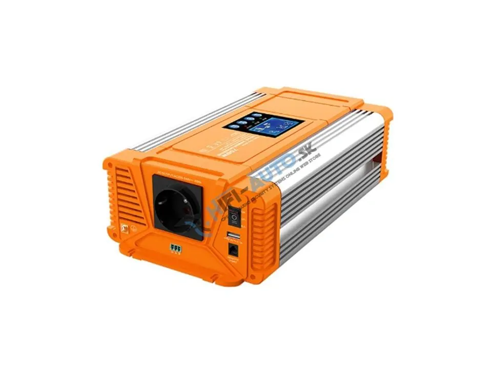 Sínusový menič napätia z 12/230V, 700W/displej