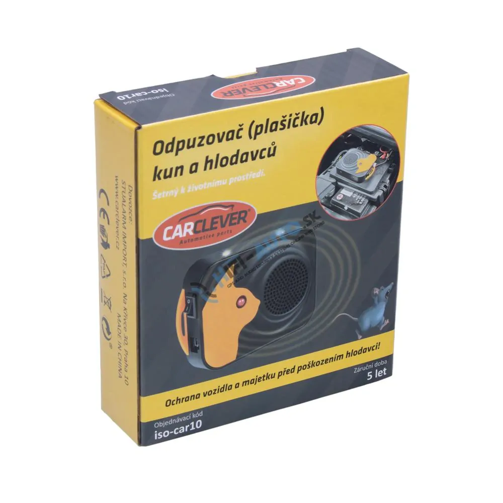 Odpudzovač (plašička) kún a hlodavcov do auta