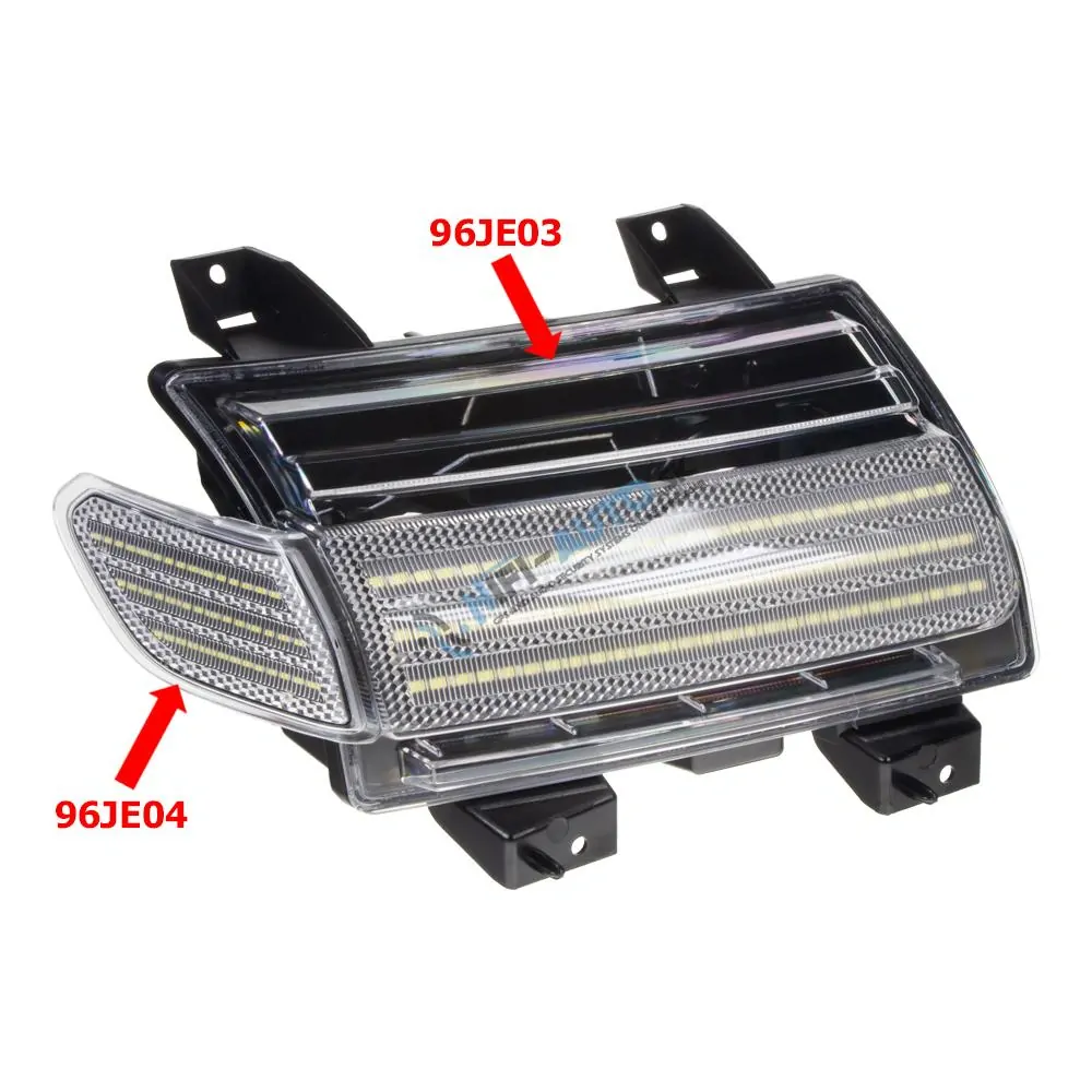 LED dynamické blinkre + DRL Jeep Wrangler JL