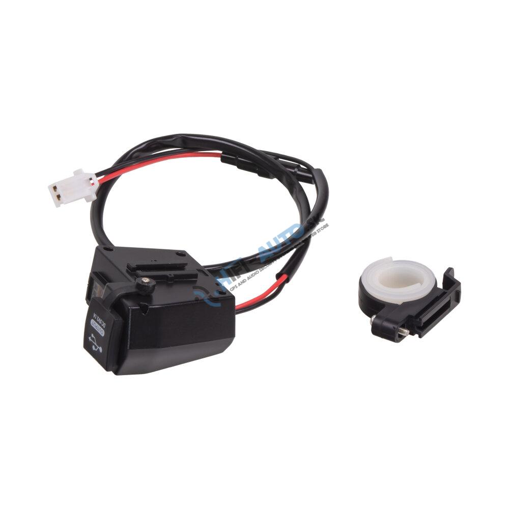 2x USB nabíjačka s voltmetrom na motocykel