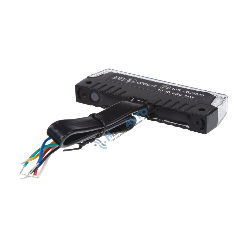 PROFI SLIM výstražné LED svetlo vonkajšie, do mriežky, červeno-modré, 12-24V, ECE R10