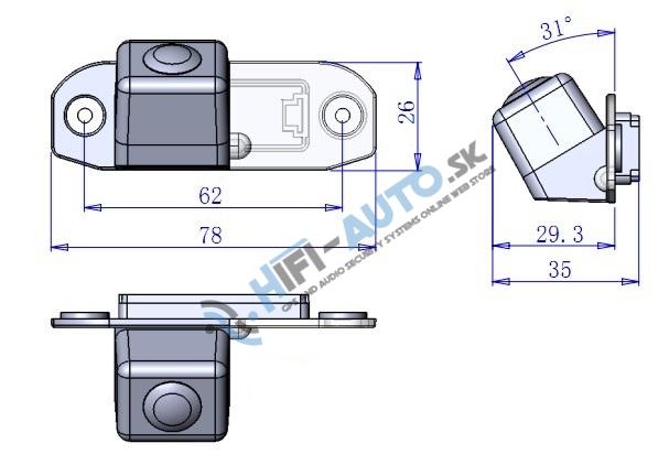 Cúvacia kamera Volvo