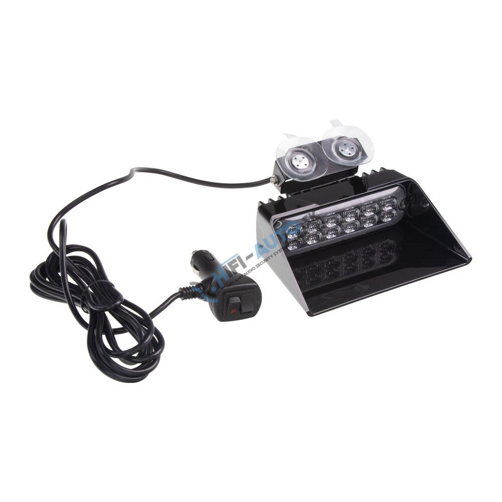 PREDATOR LED vnútorné, 12x LED 3W, 12/24V, červeno-modrý, ECE R10