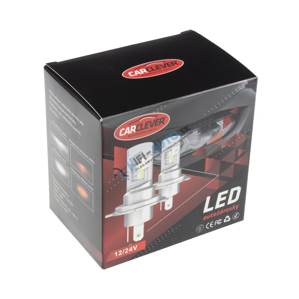 V20 LED H4 biela, 12/24V, 5000LM