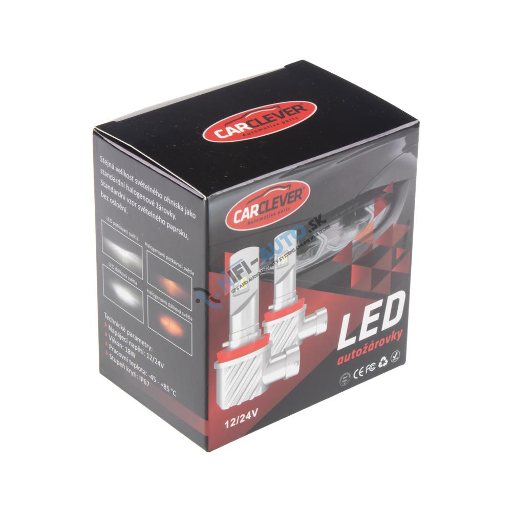 V20 LED H8/H9/H11 biela, 12/24V, 5000LM