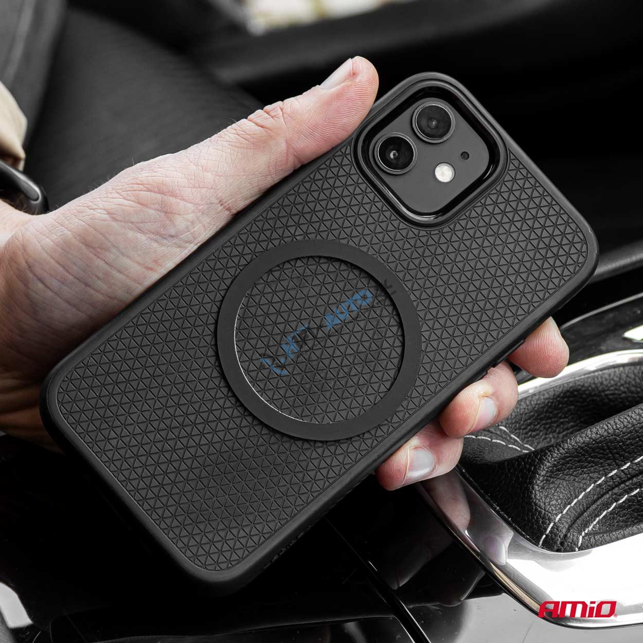 Držiak magnetický s rychlonabíjačkou do auta Qi2 15W