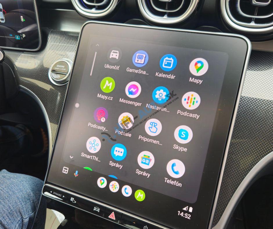 Android Auto + CarPlay + Android pre Mercedes S