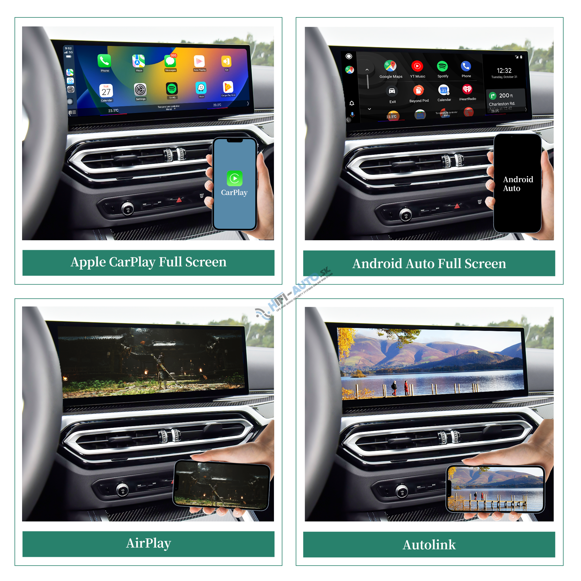 Android Auto + CarPlay + Android pre BMW ID8