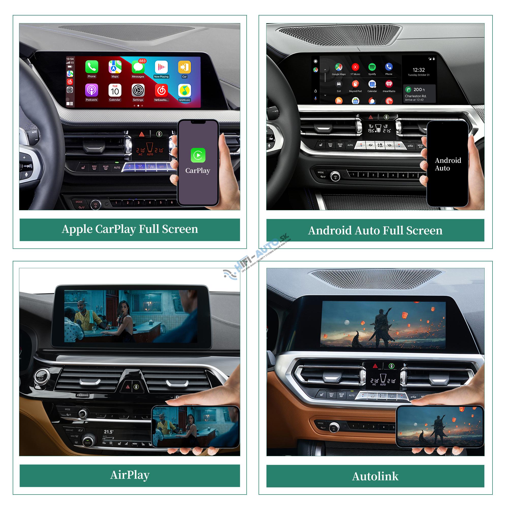 Android Auto + CarPlay + Android pre BMW