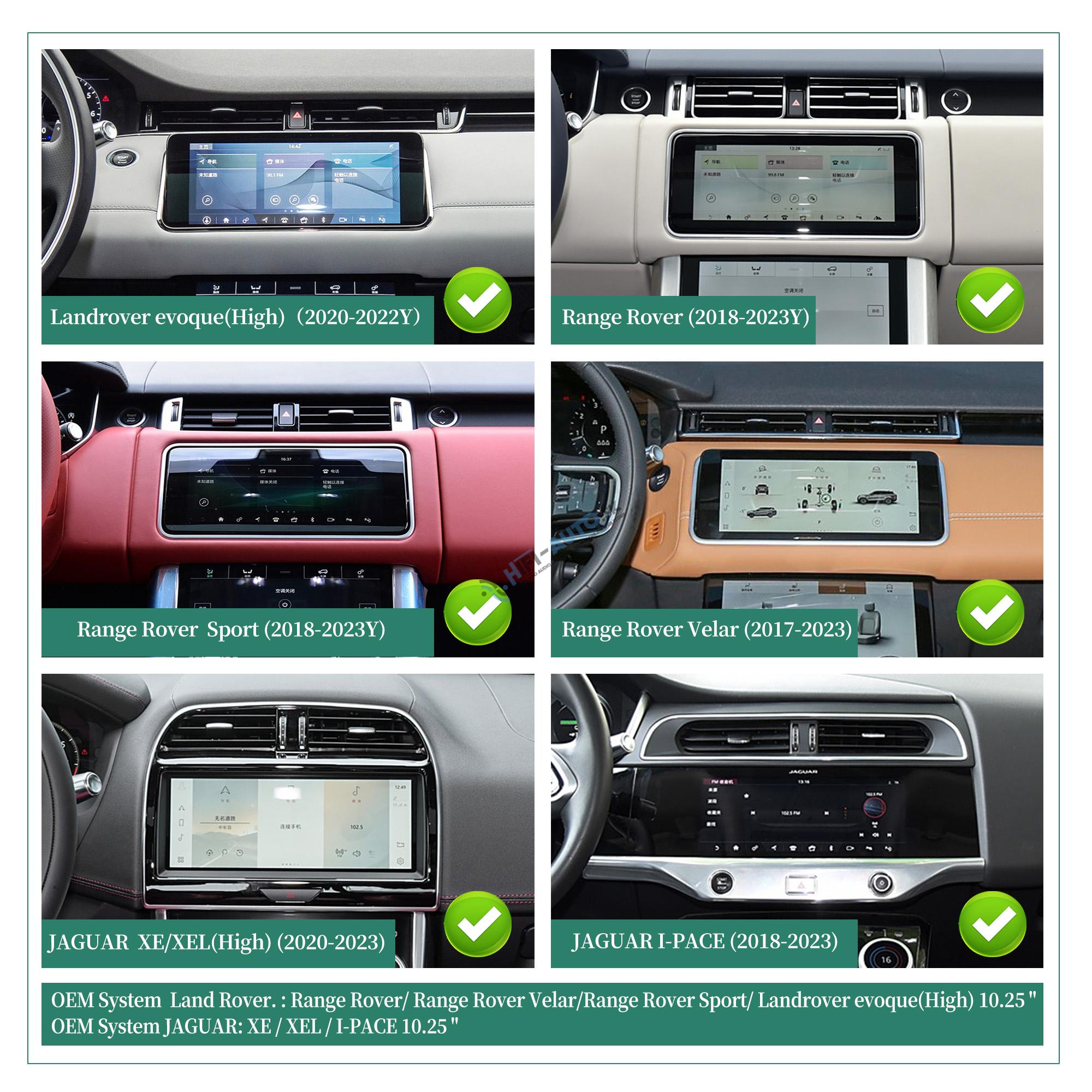 Android Auto + CarPlay + Android pre Range Rover Velar, Land Rover, Jaguar