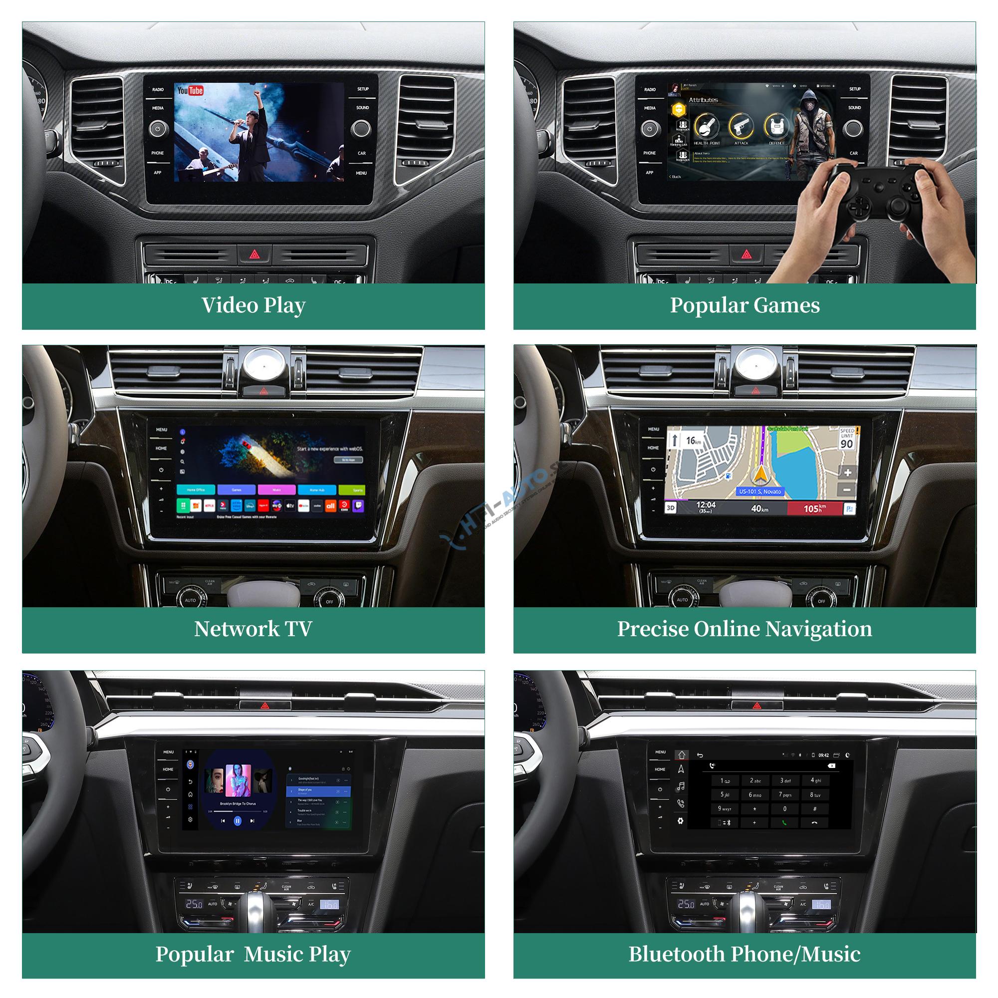 Android Auto + CarPlay + Android pre Volkswagen, Golf 7, Sportsvan, Volkswagen CC, Volkswagen Touareg
