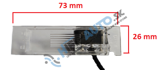 Cúvacia kamera pre Smart ForTwo, ForFour a Mercedes-Benz Citan