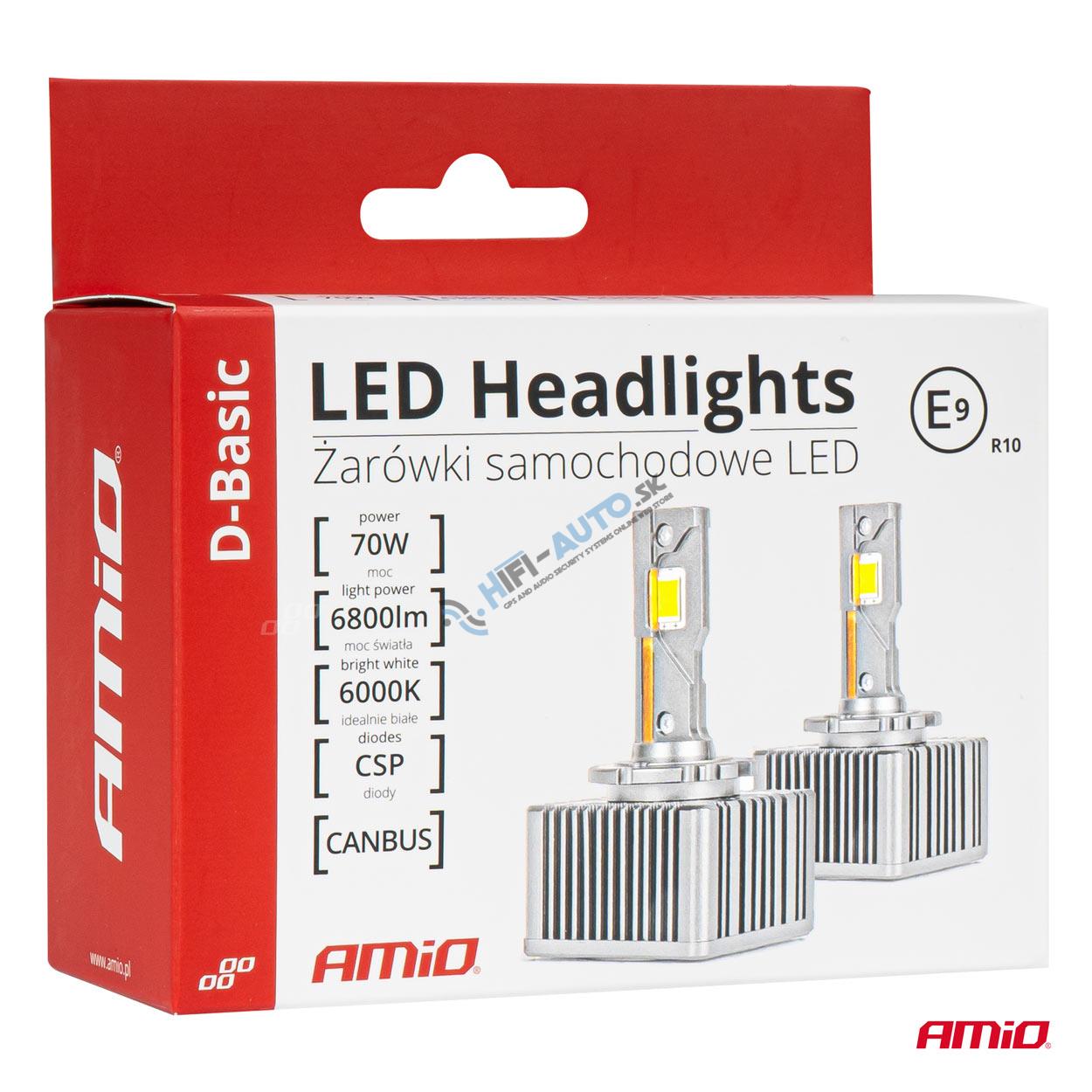 LED žiarovky hlavného svietenia D5S D-Basic Series