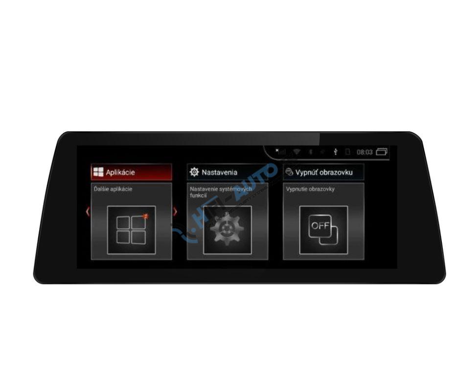 ANDROID 15 12,3" BMW 1 autorádio