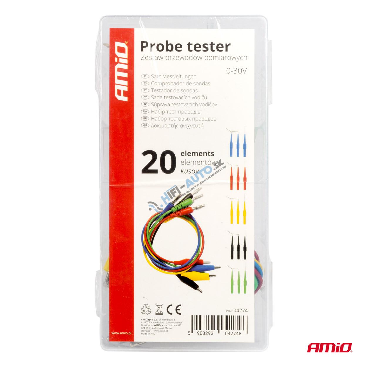 Súprava testovacích vodičov 20 ks
