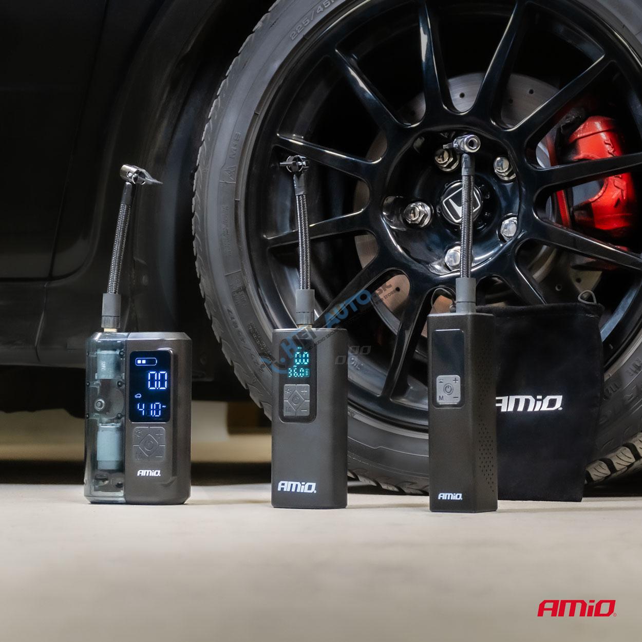 Bezdrôtový vzduchový kompresor LED USB-C 40W