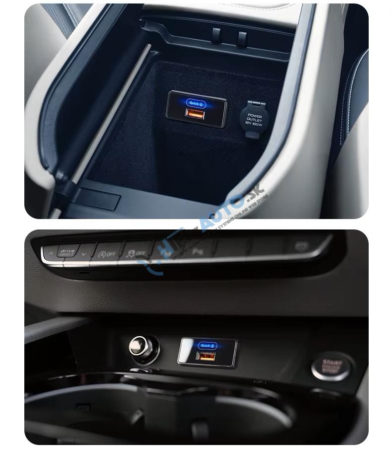 USB nabíjačka QC3.0 do panelu. 12/24V