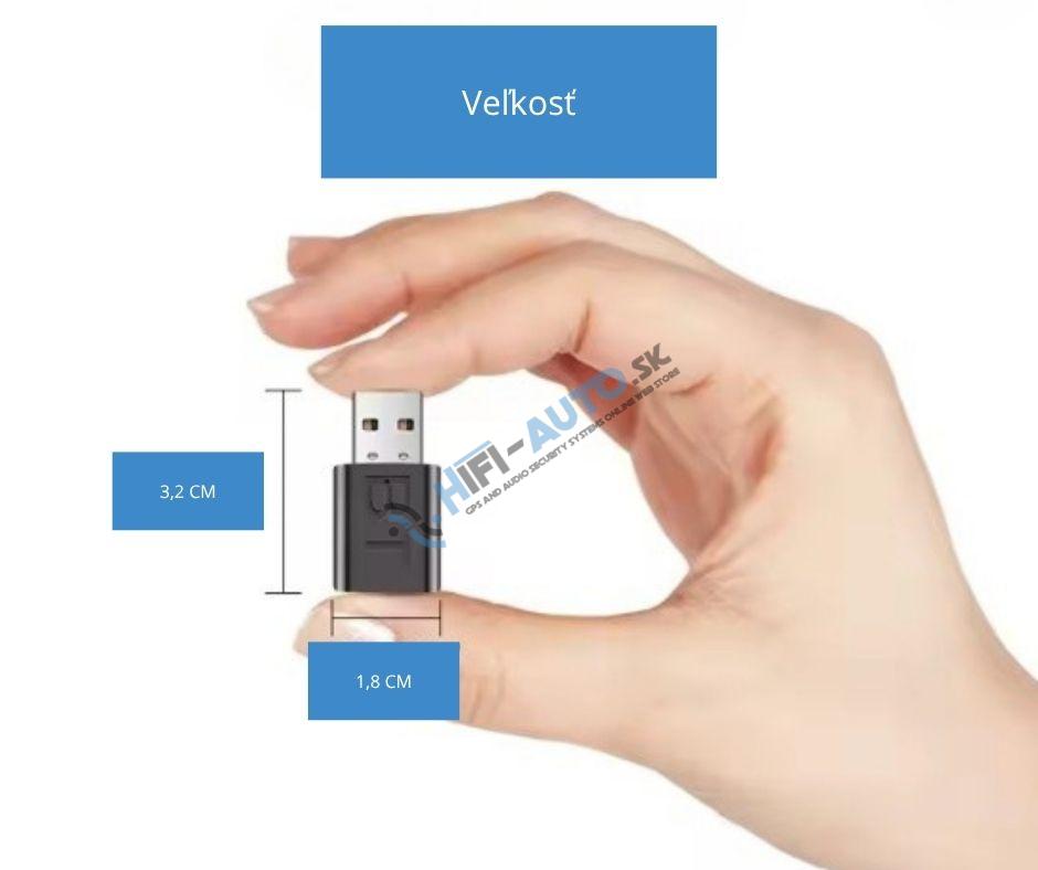 2 v 1 USB Bluetooth 5.0 adaptér – prijímač a vysielač