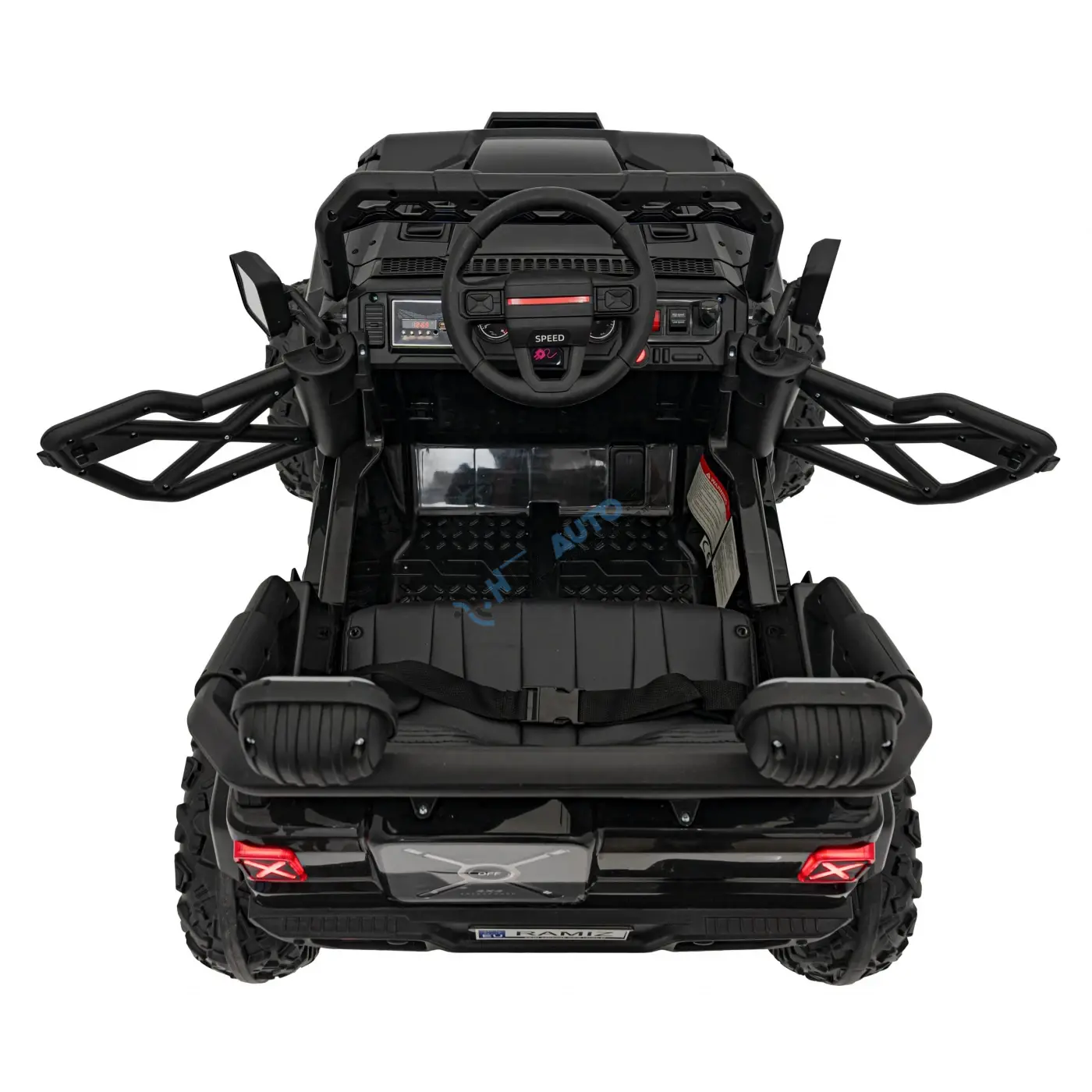 OFF ROAD Rýchlosť Čierne vozidlo