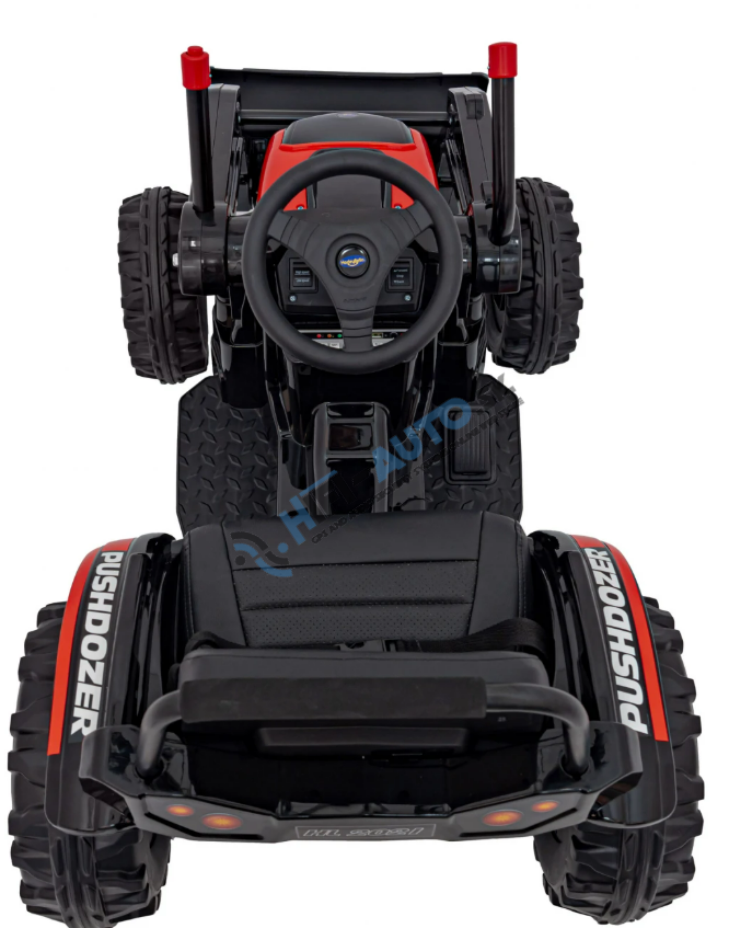 Elektrický bager – červený