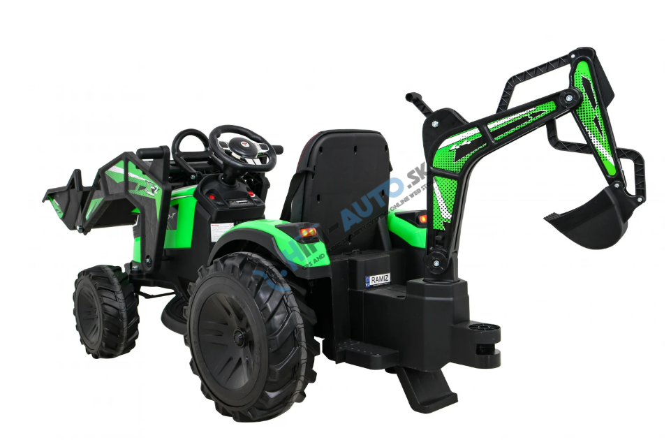 Elektrický traktor 720-T – zelený