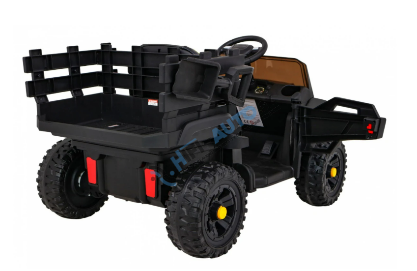 Elektrické autíčko - Farmer Pick-Up – čierne