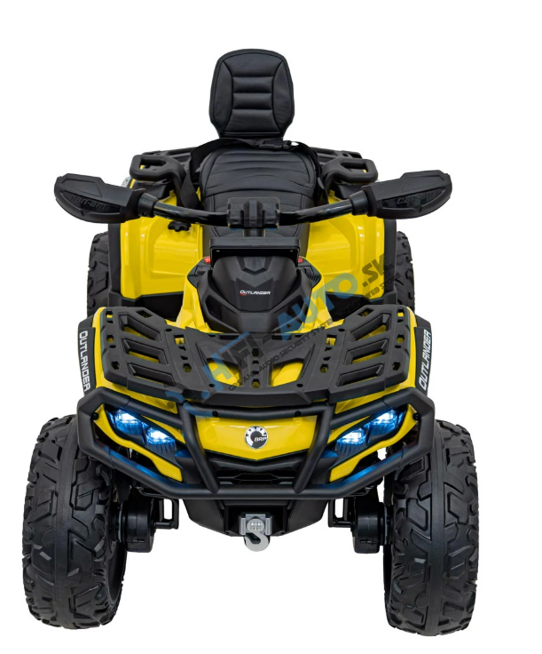 Detská elektrická štvorkolka Can-Am Outlander ATV žltá