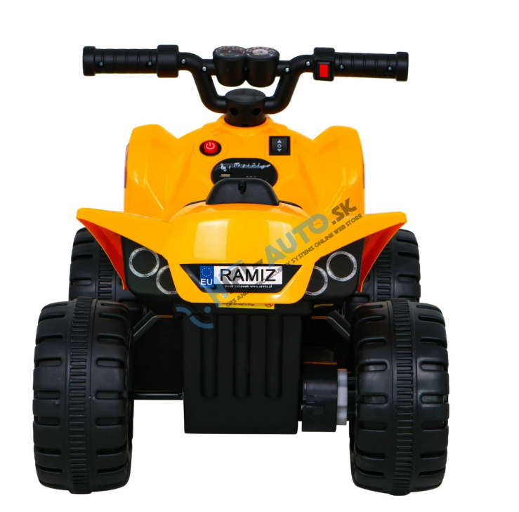Detská elektrická štvorkolka The Fastest žltá