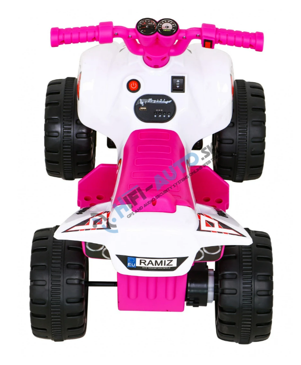 Detská elektrická štvorkolka The Fastest ružová