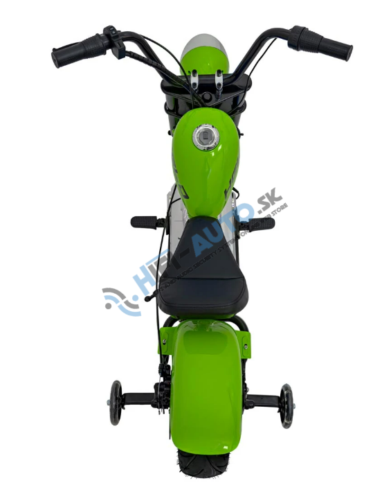 Elektrická motorka Chopper Warrior – zelená